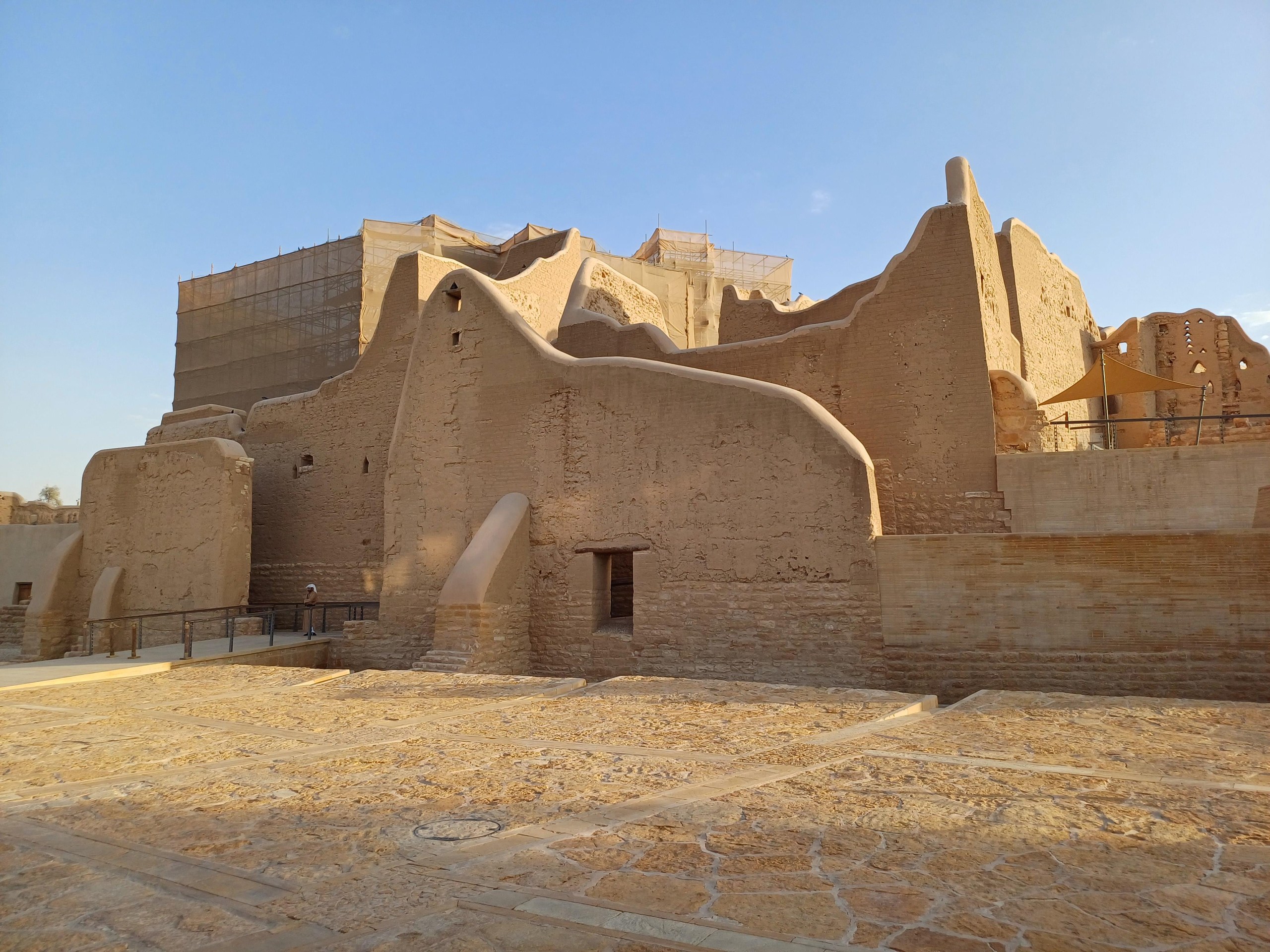 قصور طينية في حي الطريف بالدرعية